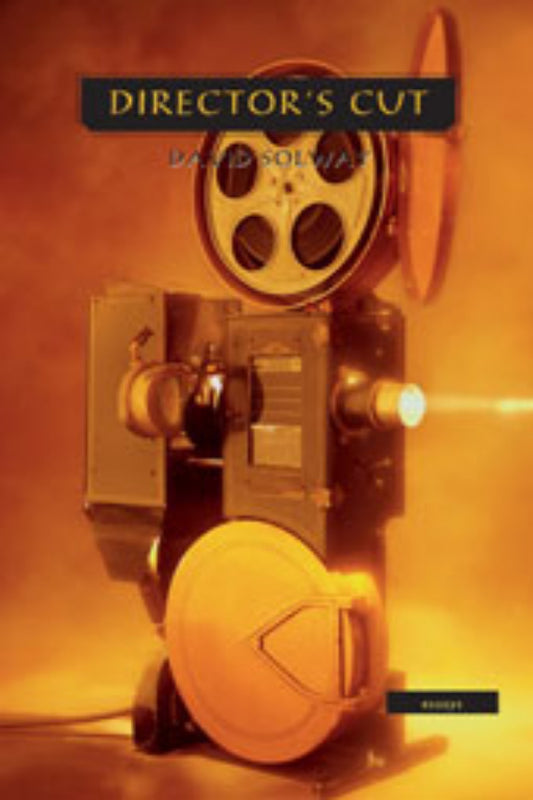 Book cover of 'Director's Cut' featuring a film reel with a fiery background, symbolizing the theme of cinema or filmmaking.