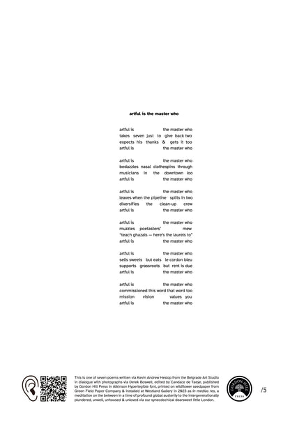 Honey the Medicine: in medias res